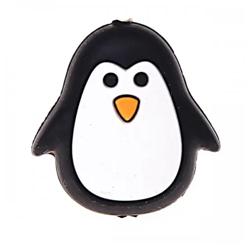 Silikonmotiv Pinguin schwarz 43 auf Lager