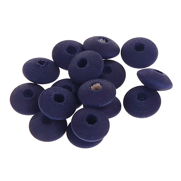 Watercolors wooden lenses 10mm - 50 pieces midnight 46 in stock 