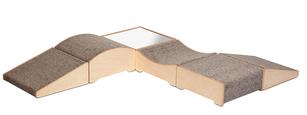 Katzenkratzbaum, Katzenkratzmöbel, Spielbahn, Mehrteilige Rampen, Kletterlandschaft, Kathedral, Katwalk, modular, weich, teppichrampe