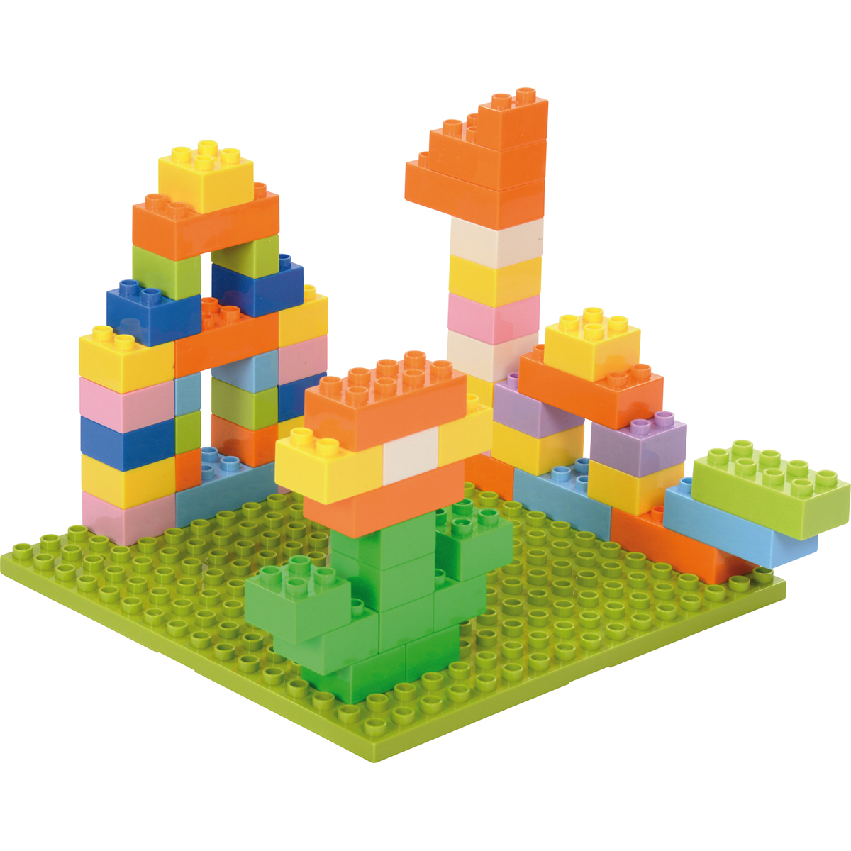 Bausteine, Konstruktionsspielzeug, Lego-ähnlich, Kinderbaukasten, bunte Blöcke