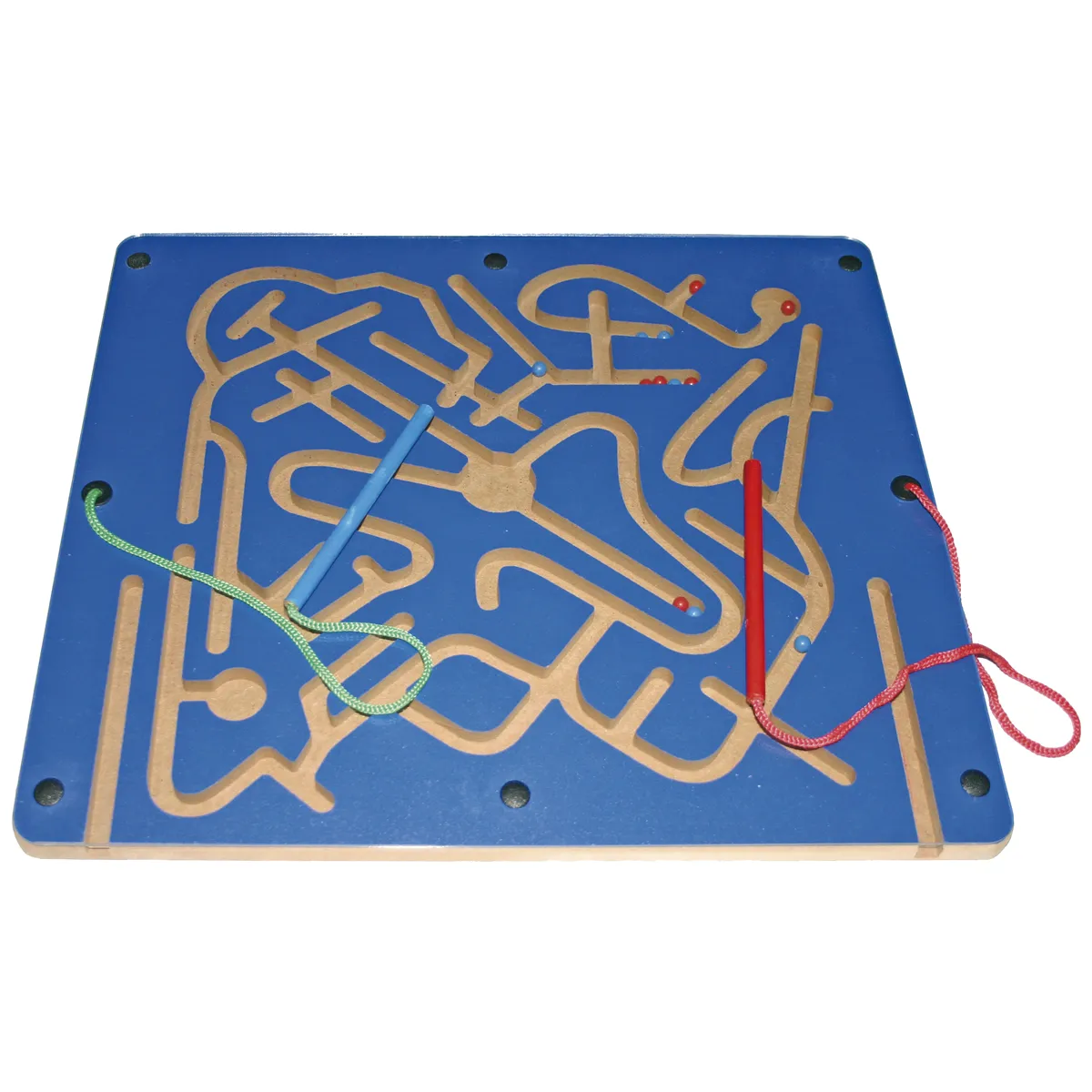 Labyrinth, Puzzle, Holzplatte, Labyrinth-Knobpath, Schnur-Puzzle, puzzle, Labyrinth, Holz, Spielzeug, Schnur-Puzzle