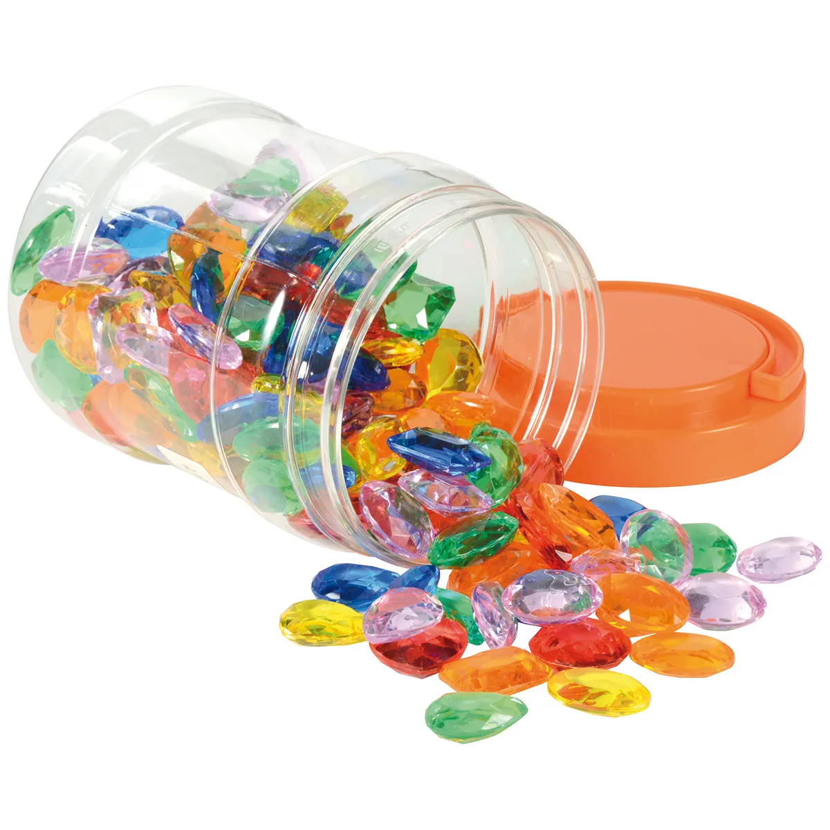 Kunstperlen, Kristallsteine, Gießharzsteine, bunte Kiesel, Kreativzubehör, schmuck, edelsteine, bunt, glasbehälter, bastelmaterial