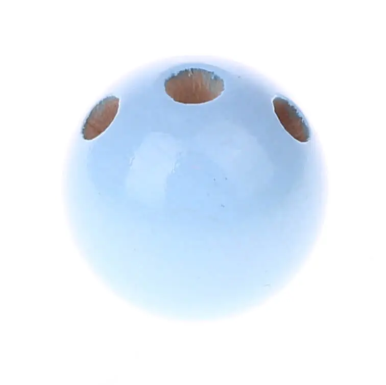Fädelkörper Rund 20mm babyblau 864 auf Lager
