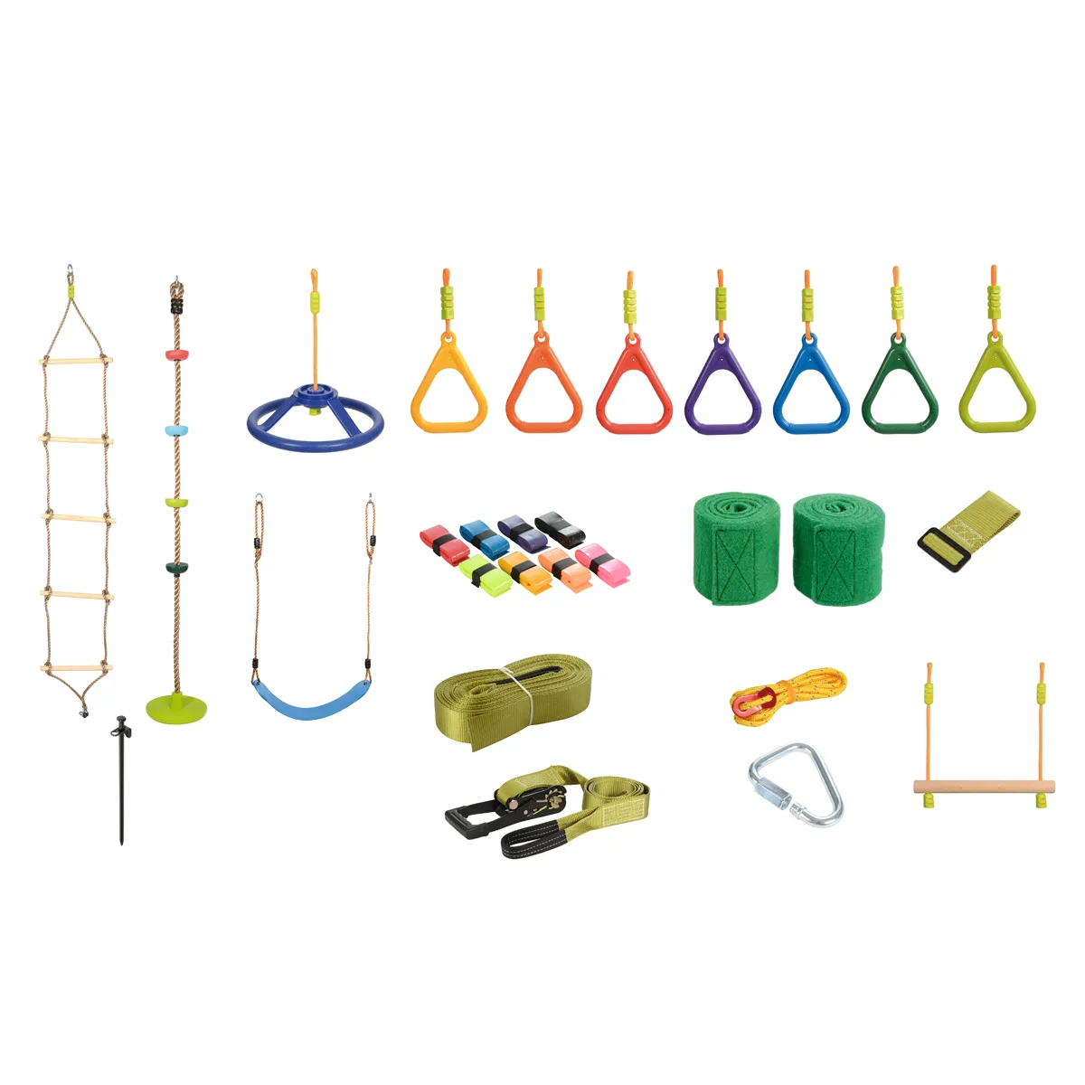 Kletterseil, Klettergurt, Kletterriemen, Kletterkarabiner, Bounce-Seil, Kletterausrüstung, Kletterseil, Klettergurt, Sitzgurt, Sicherungsset