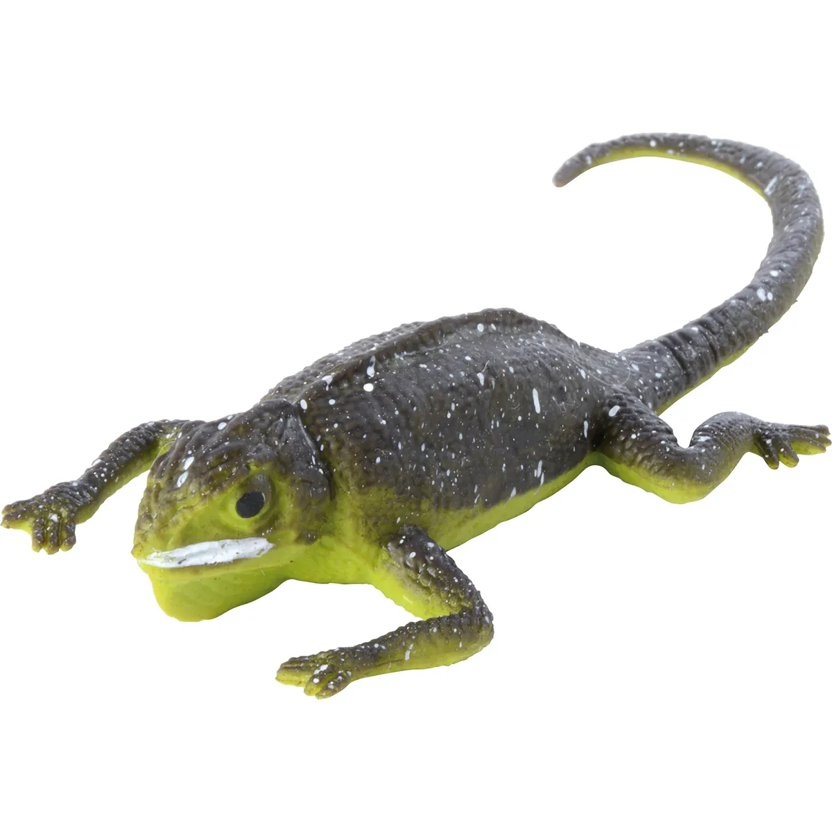 Nagerfigur, Kroko-Model, Gummi-Tier, Spielzeugfisch, Gelb-Grün, Gecko, Reptil, Kriechgeschöpf, Gekko, Dekorativ
