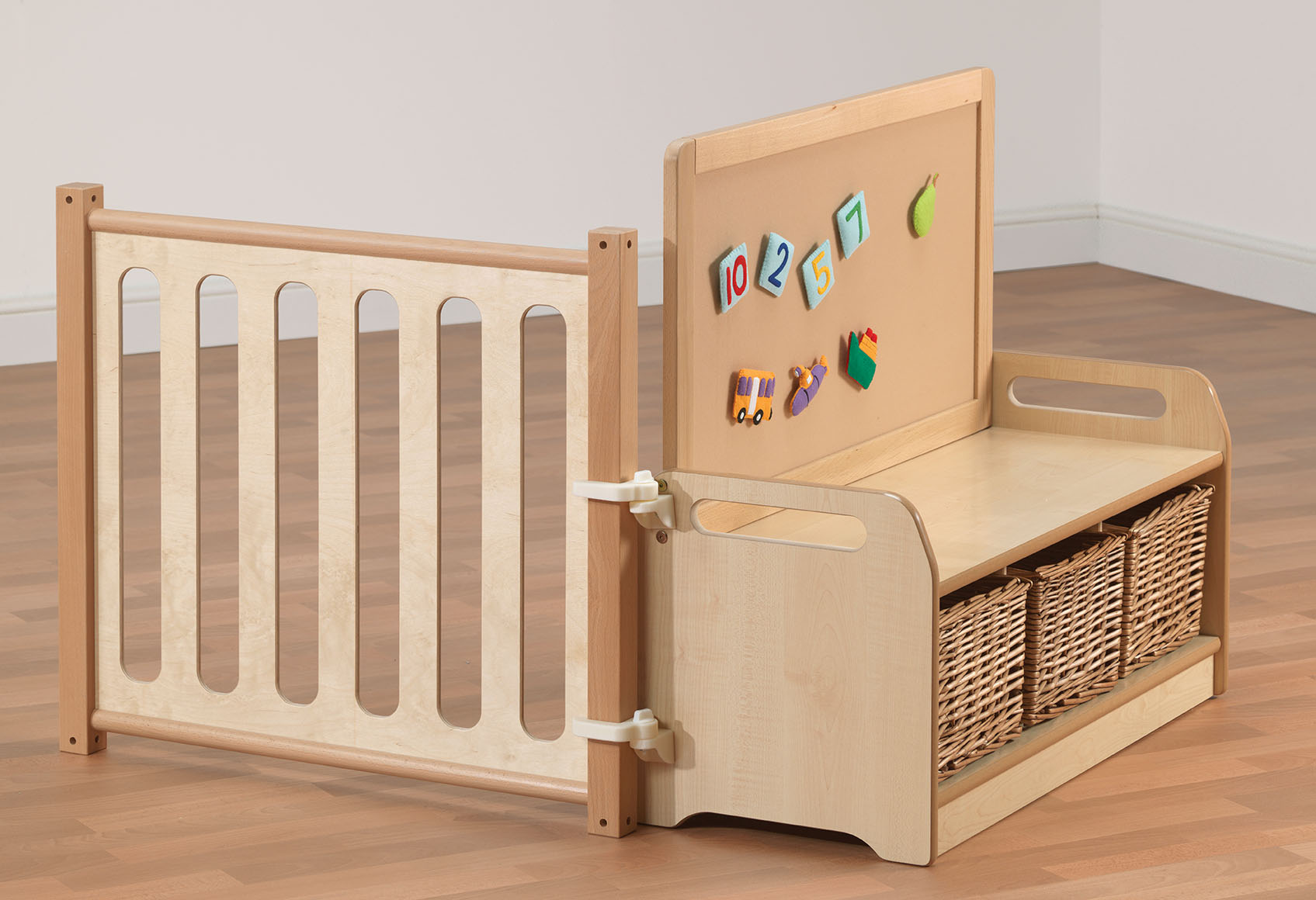 Baby Spielgatter, Holz Holzgitter, Kinderzimmer Möbel, Aufbewahrungskorb, Magnettafel, Kinderbett, Gittertor, Holz, Aufbewahrungskörbe, Magnetboard