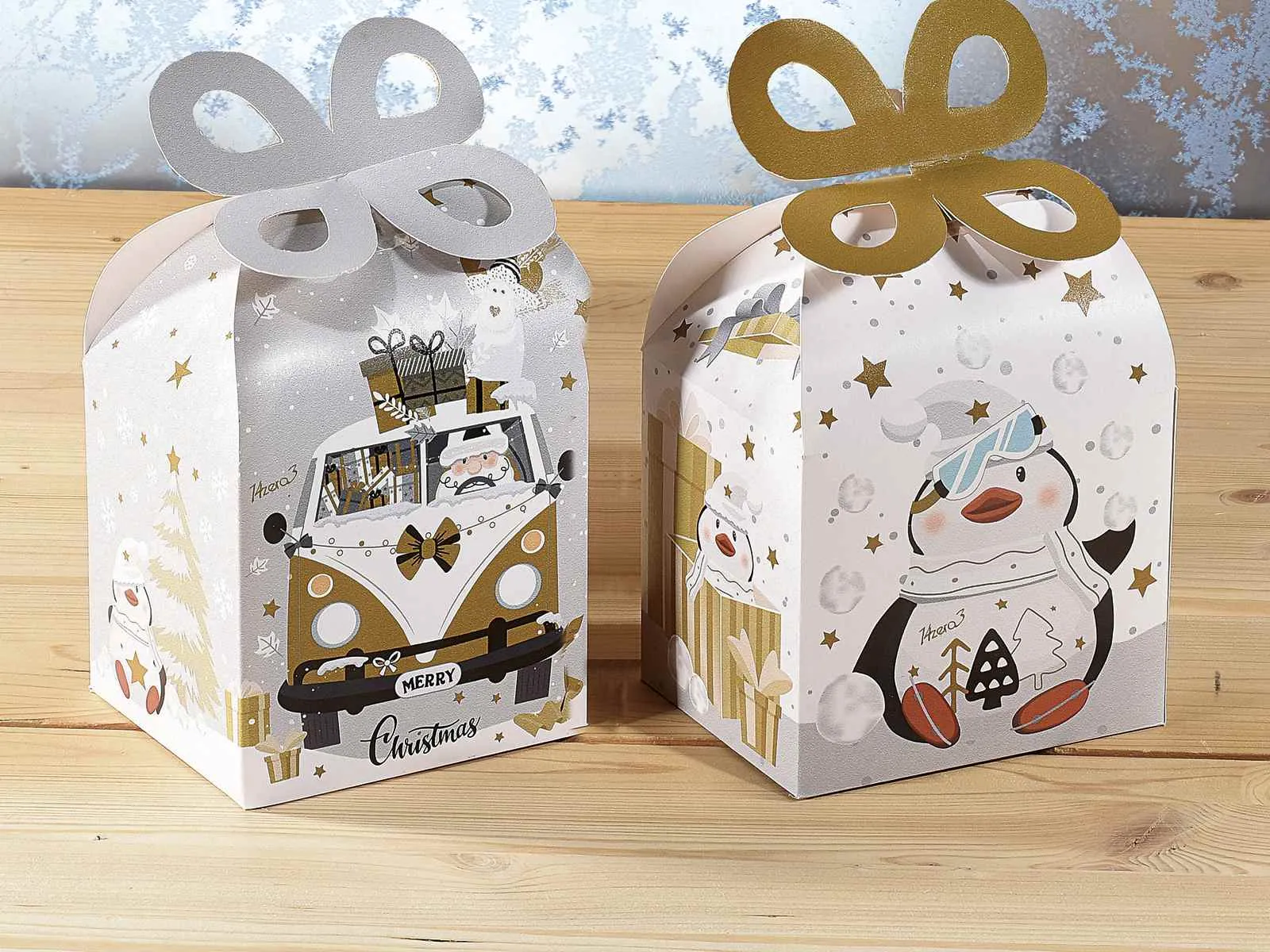 Papier Geschenkbox Weihnachten