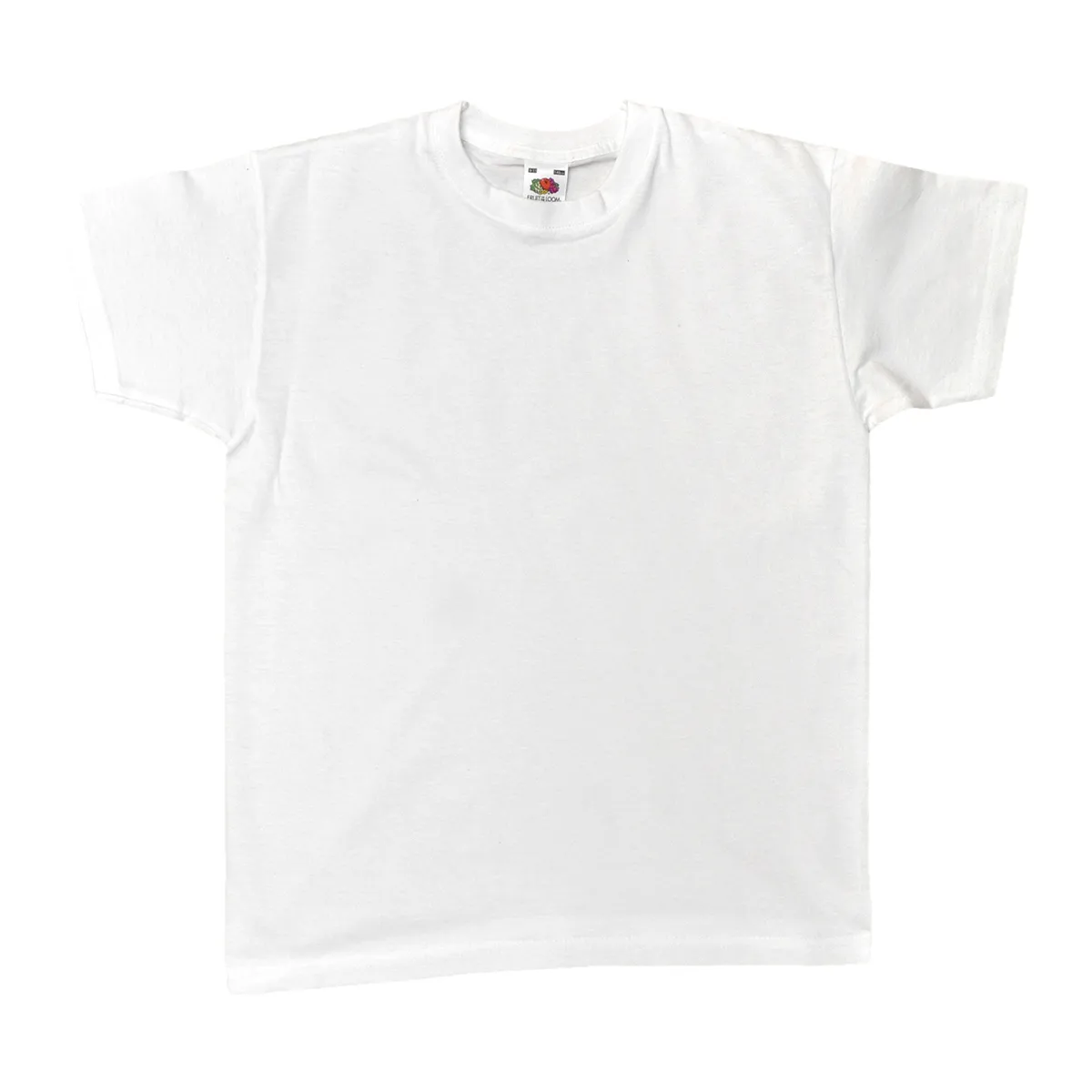 T‑Shirt, Plain, Weiß, Rundhals, Kurzarm, Tee, T-Shirt, weiße Tshirt, Kurzarm, Unisex