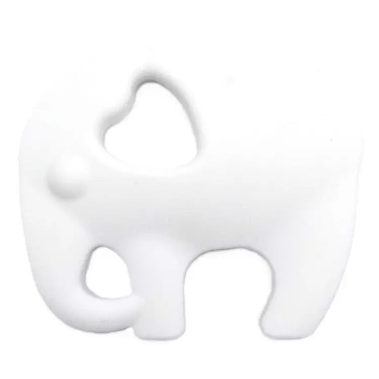 Teething ring elephant white 25 in stock 