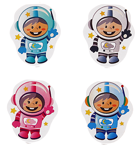 Astronaut motif bead