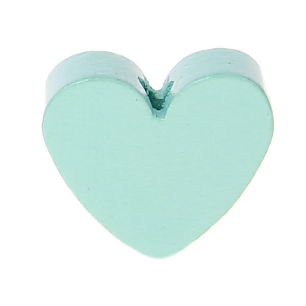 Heart motif bead (mini) mint 511 in stock 