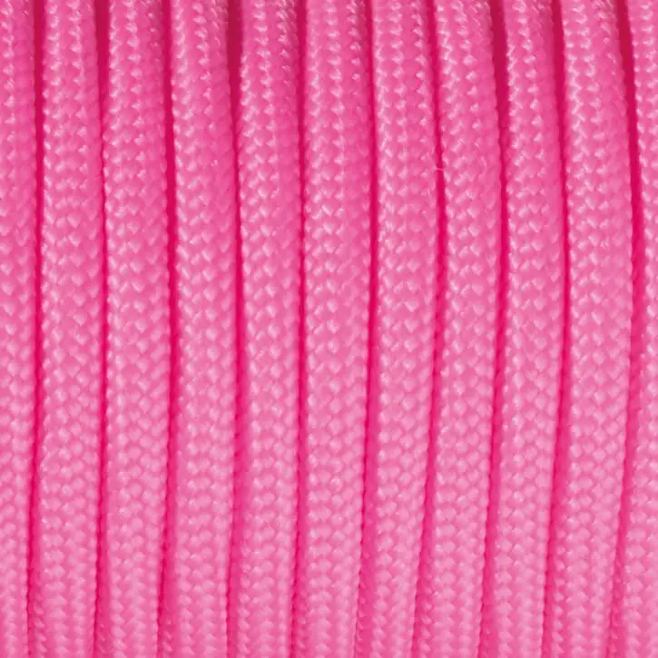 Paracord Kordel Ø 4 mm • 1 Meter pink 1 auf Lager