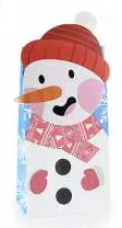 Bunte Geschenktüten Weihnachten Schneemann 7 auf Lager