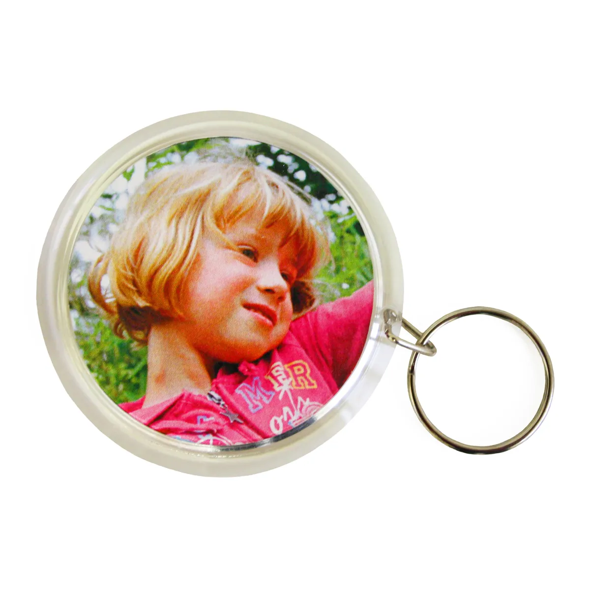 Schlüsselanhänger, Runder Anhänger, Fotoanhänger, Kinderporträt, Memoband-Spin, Schlüsselanhänger, Fotoanhänger, Kinderfoto, Rund, Bild/Foto