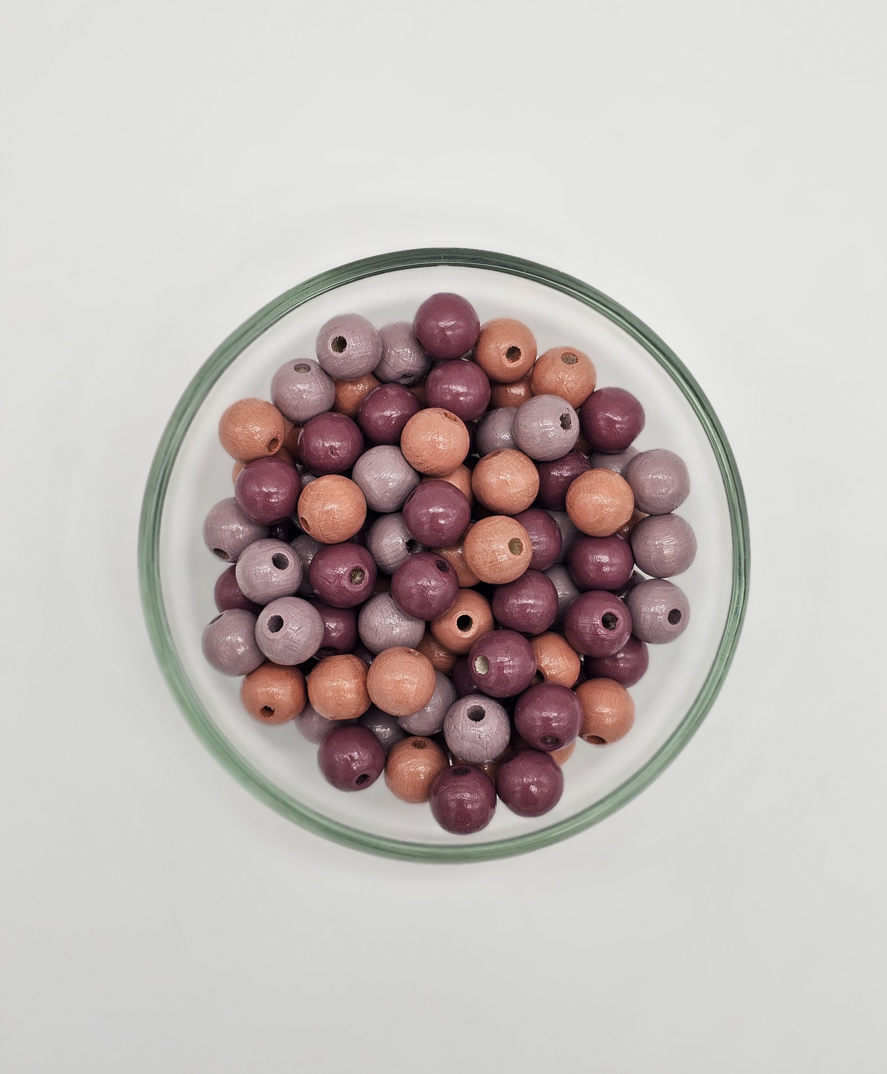 Wooden bead mix 10mm - 50 pieces Herbstzauber 18 in stock 