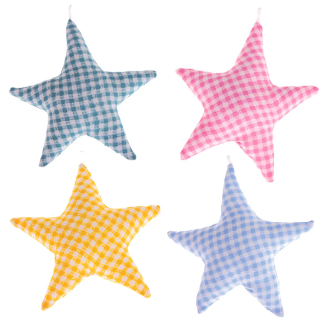 Check fabric star