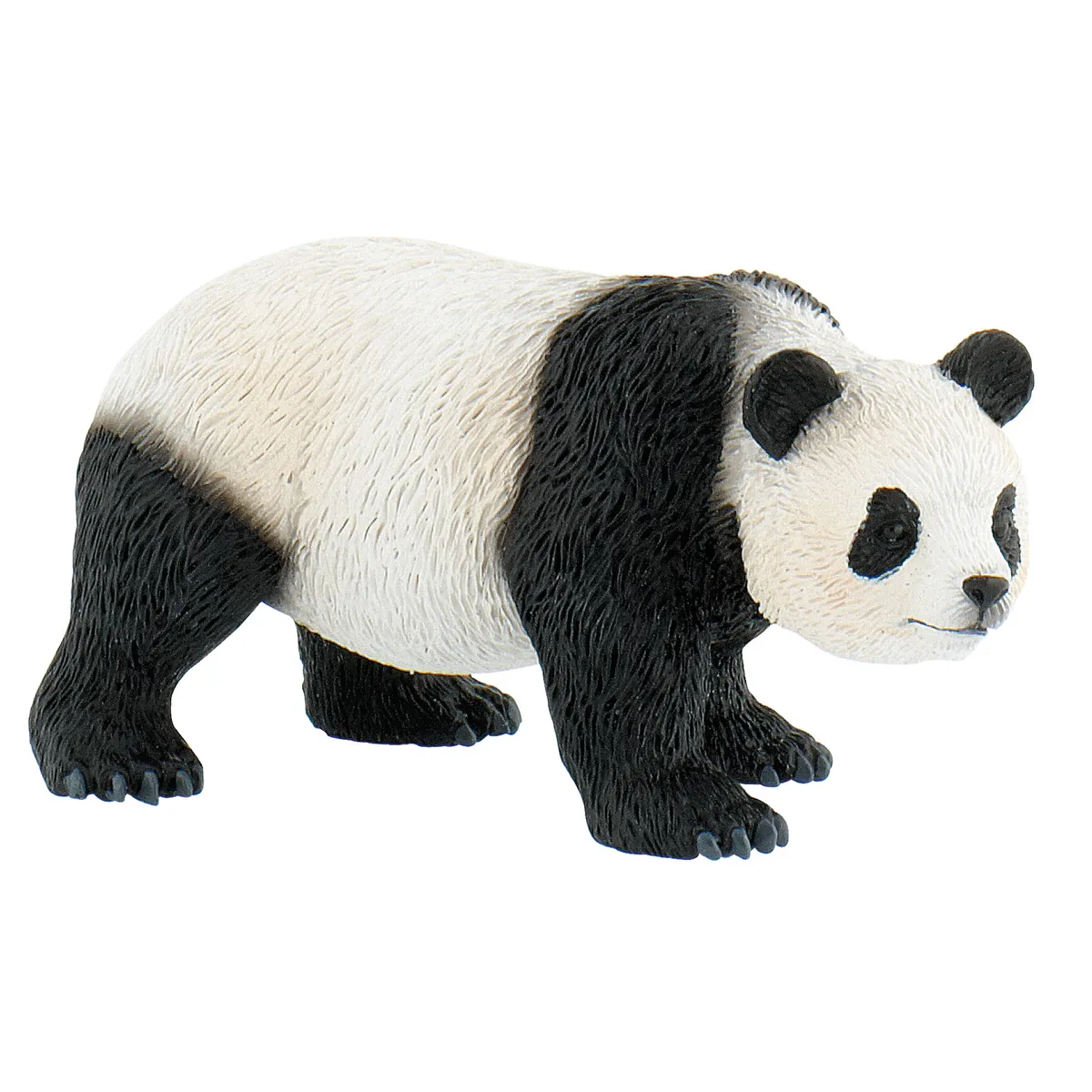 Panda Figurine, Plastic Model, Schwarz-Weiß, Tierspielzeug, Kleine Skulptur, Panda Figur, Tiermodell, Spielzeugfigur, Plastikfigur, Panda Schwarz-Weiß