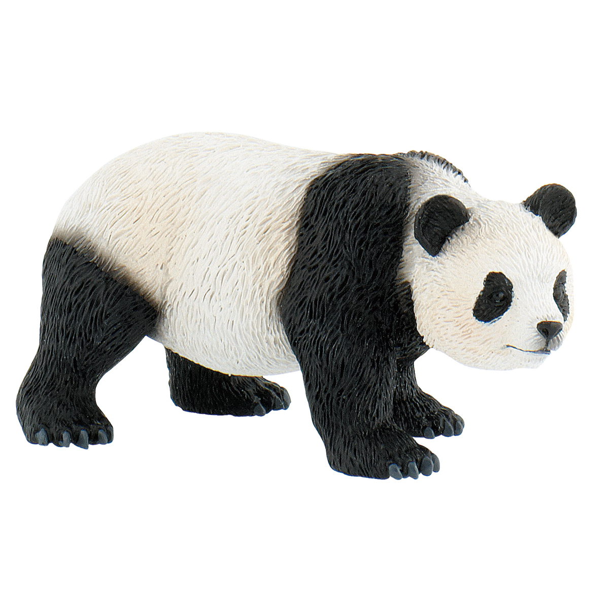 Panda Figurine, Plastic Model, Schwarz-Weiß, Tierspielzeug, Kleine Skulptur, Panda Figur, Tiermodell, Spielzeugfigur, Plastikfigur, Panda Schwarz-Weiß