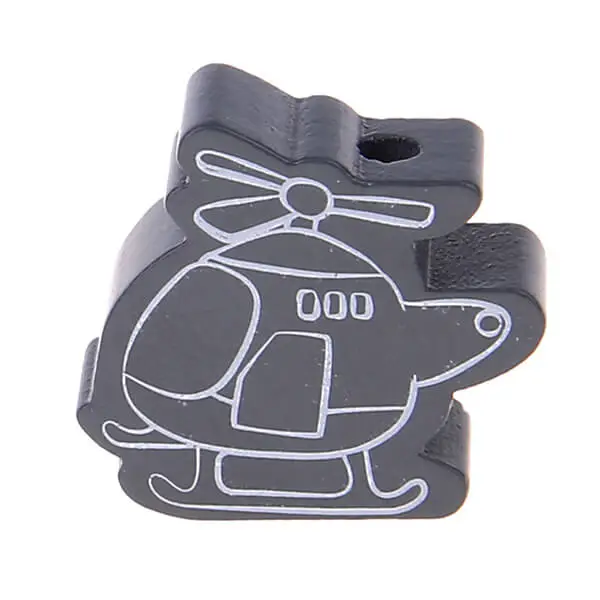 Motivperle Hubschrauber grau 740 auf Lager