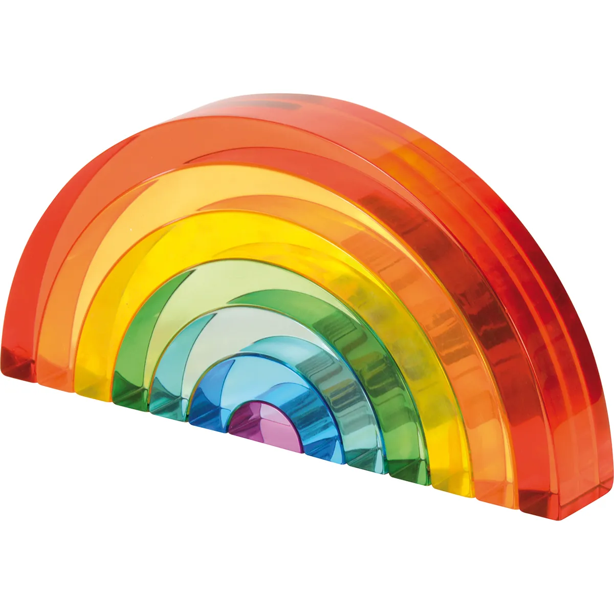 Regenbogen, Bogen, Transparente Kunststoffplatten, Kinder Spielzeug, Mehrfarbig, Regenbogen, Plexiglas, Kunststoff, Segmente, Bogen