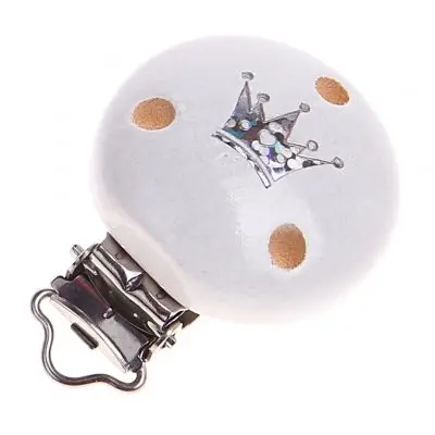 Motif clip glitter crown white 345 in stock 