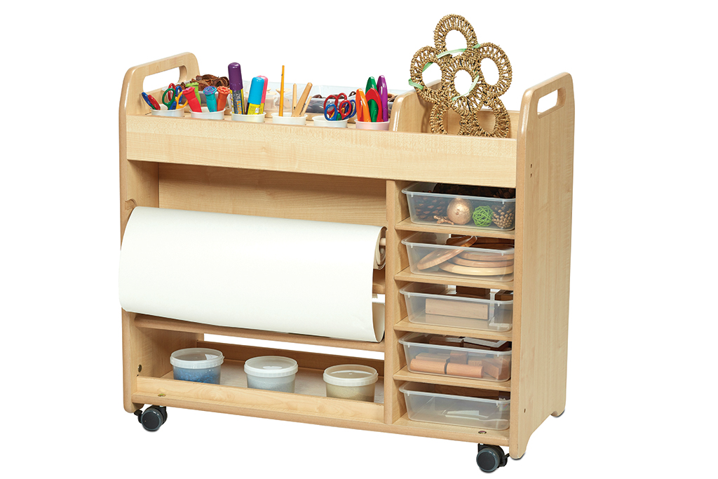 Schreibtischorganizer, Aufbewahrung, Rollregal, Holz, Kunsthandwerk Zubehör, Werkzeugtisch, Kunststoffbehälter, Rollbarer Schreibtisch, Holzdesign, Scherenaufbewahrung