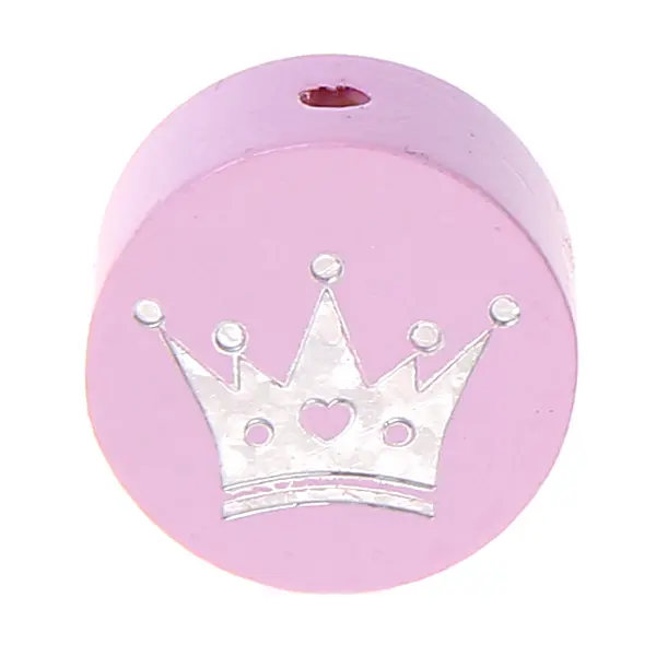 Motivperle Glitzerkrone rosa 683 auf Lager