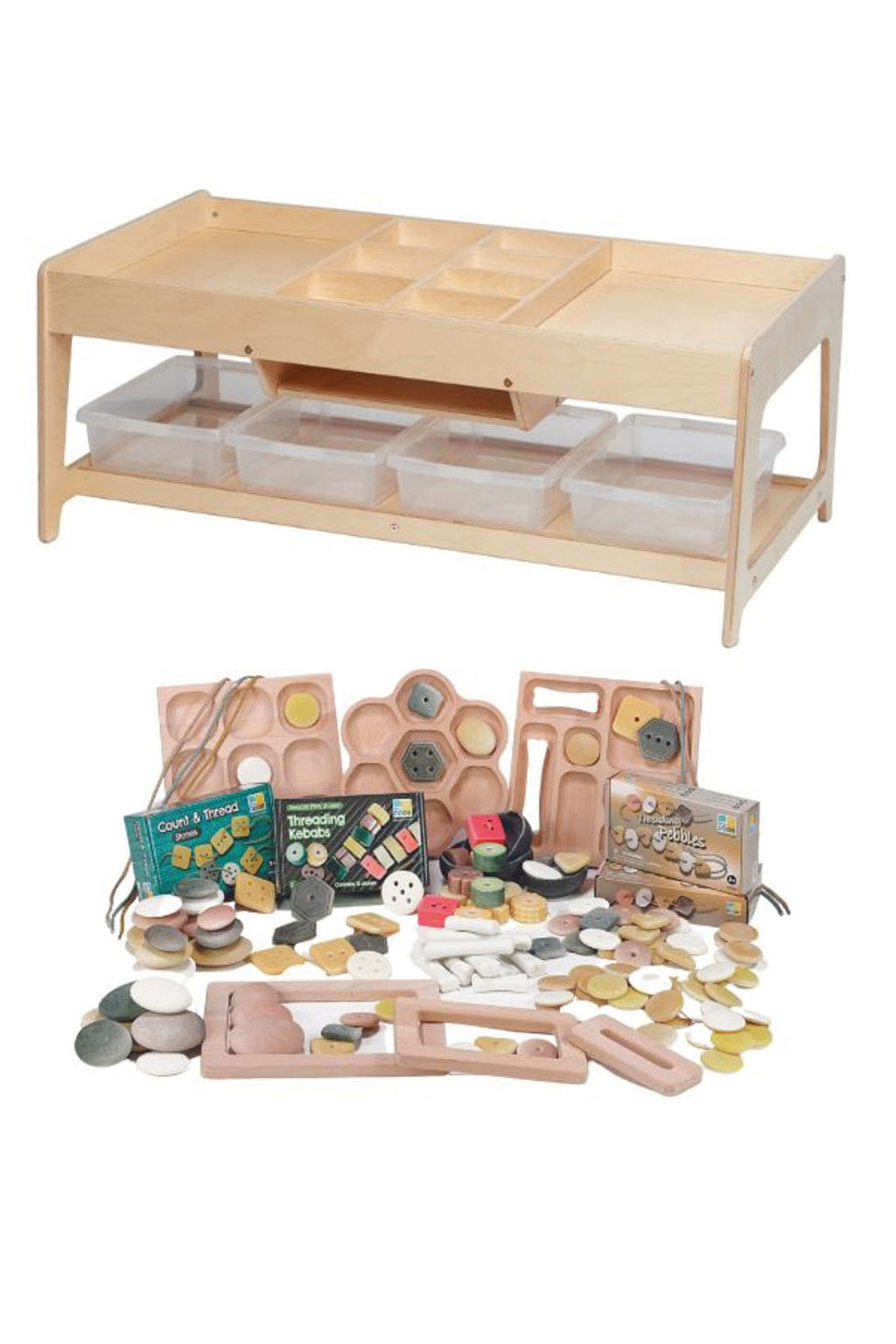 holzregal, organizer, aufbewahrung, holzspielzeug, kreativspiel, Holzregal, Sortierbox, Holzspielzeug, Sortierkasten, Kieselsteine-Spielzeug