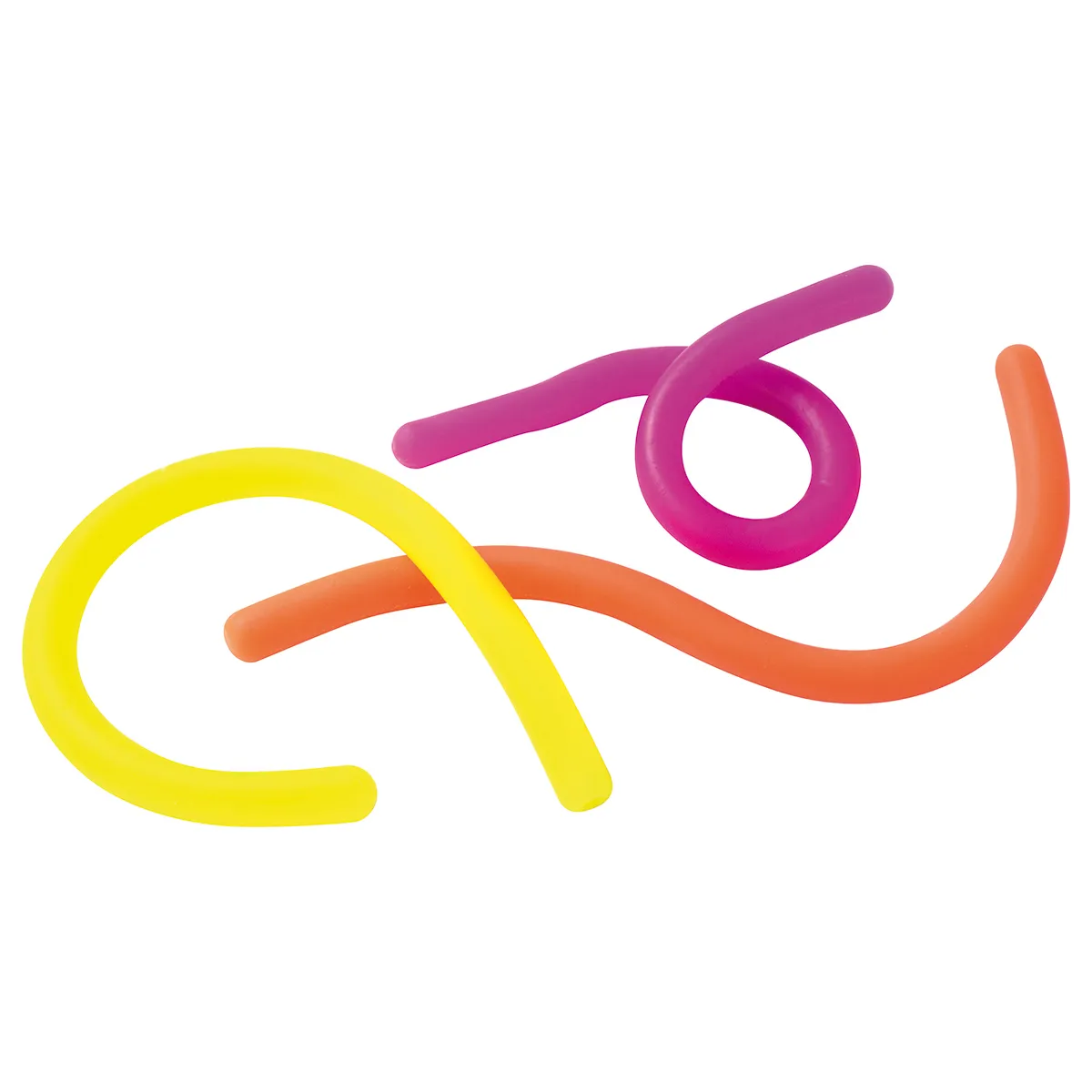 Schwungform, Kunststoffschlange, Neonfarben, Kinder-Spielzeug, Schwierigkeitsloses Modell, Gummiform, Schlangenform, Testspielzeug, Neonfarben, Flexibel