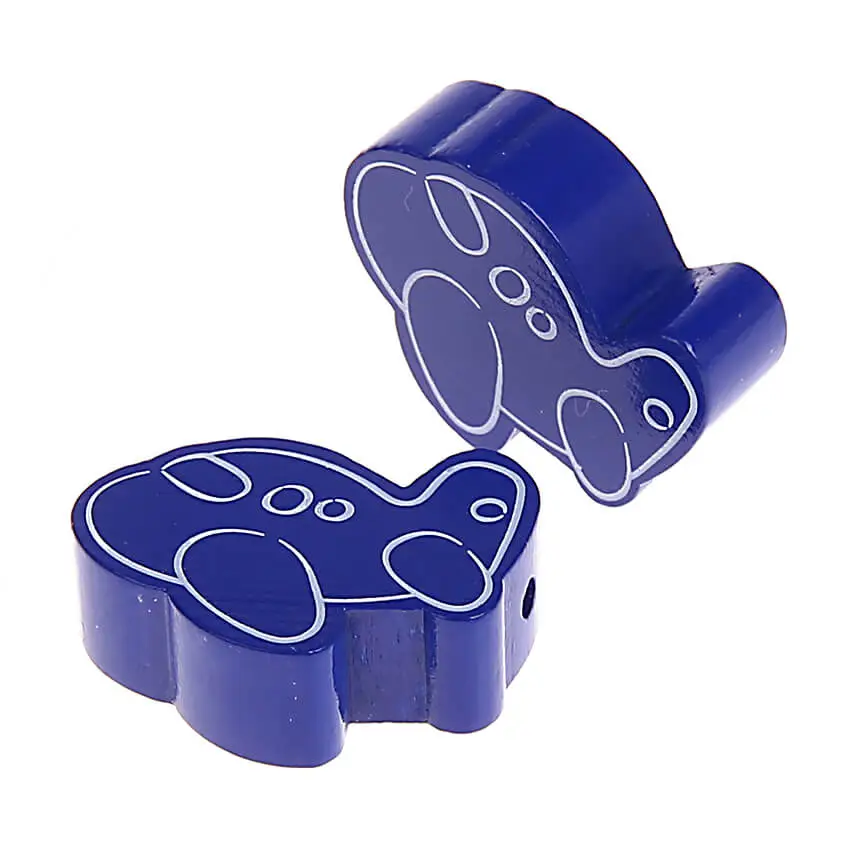 Airplane motif bead dark blue 468 in stock 