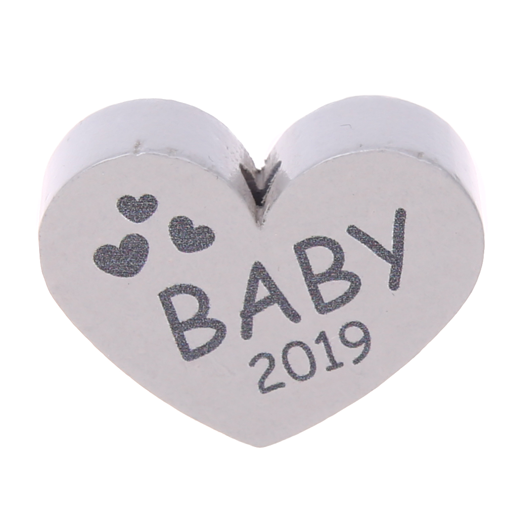 Motif bead heart baby 2019