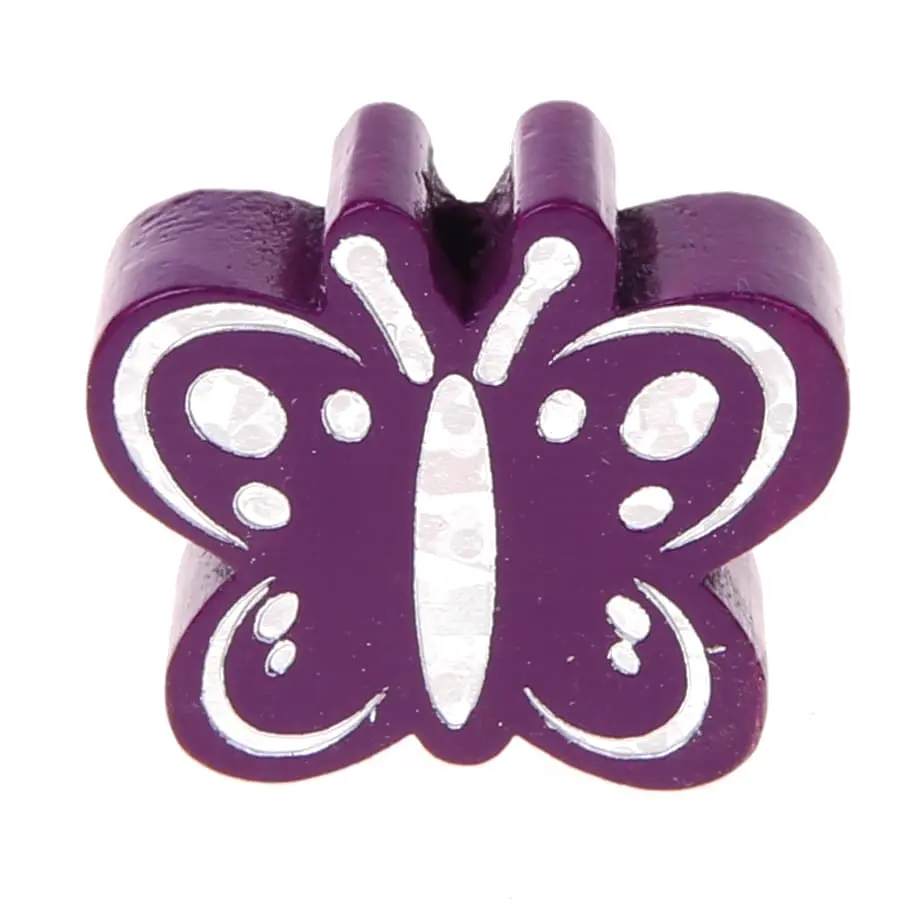 Motif bead butterfly glitter purple 321 in stock 