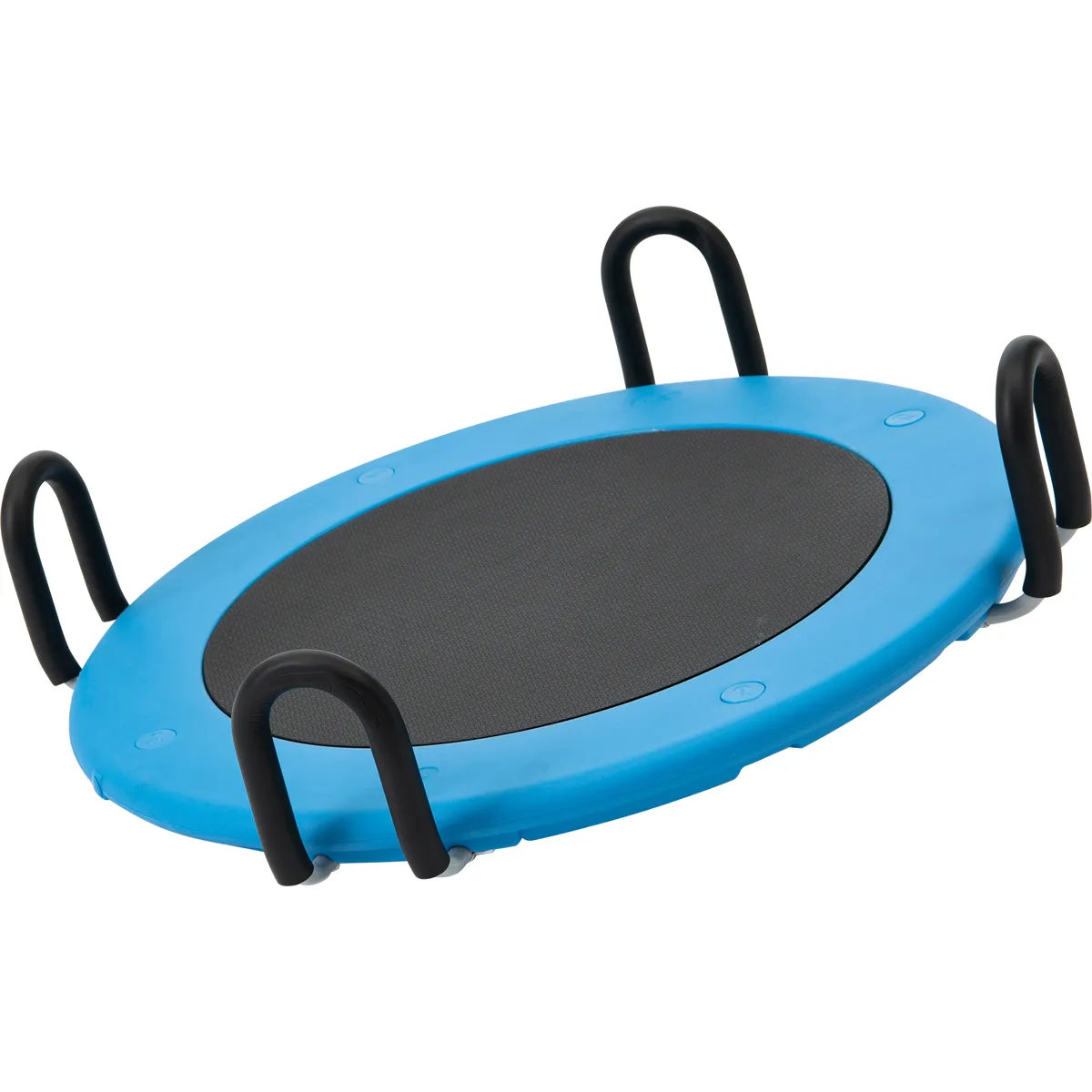 Trampolin, klein, blau, Springen, Griffe, Trampoline, Blau, Rund, Griffe, Rutschfeste Matte
