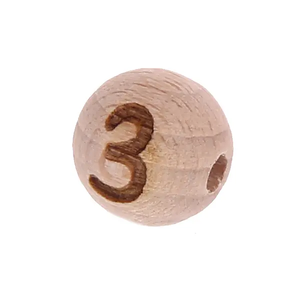 Letter beads 12mm with laser engraving - drilled horizontally 3 202 in stock 