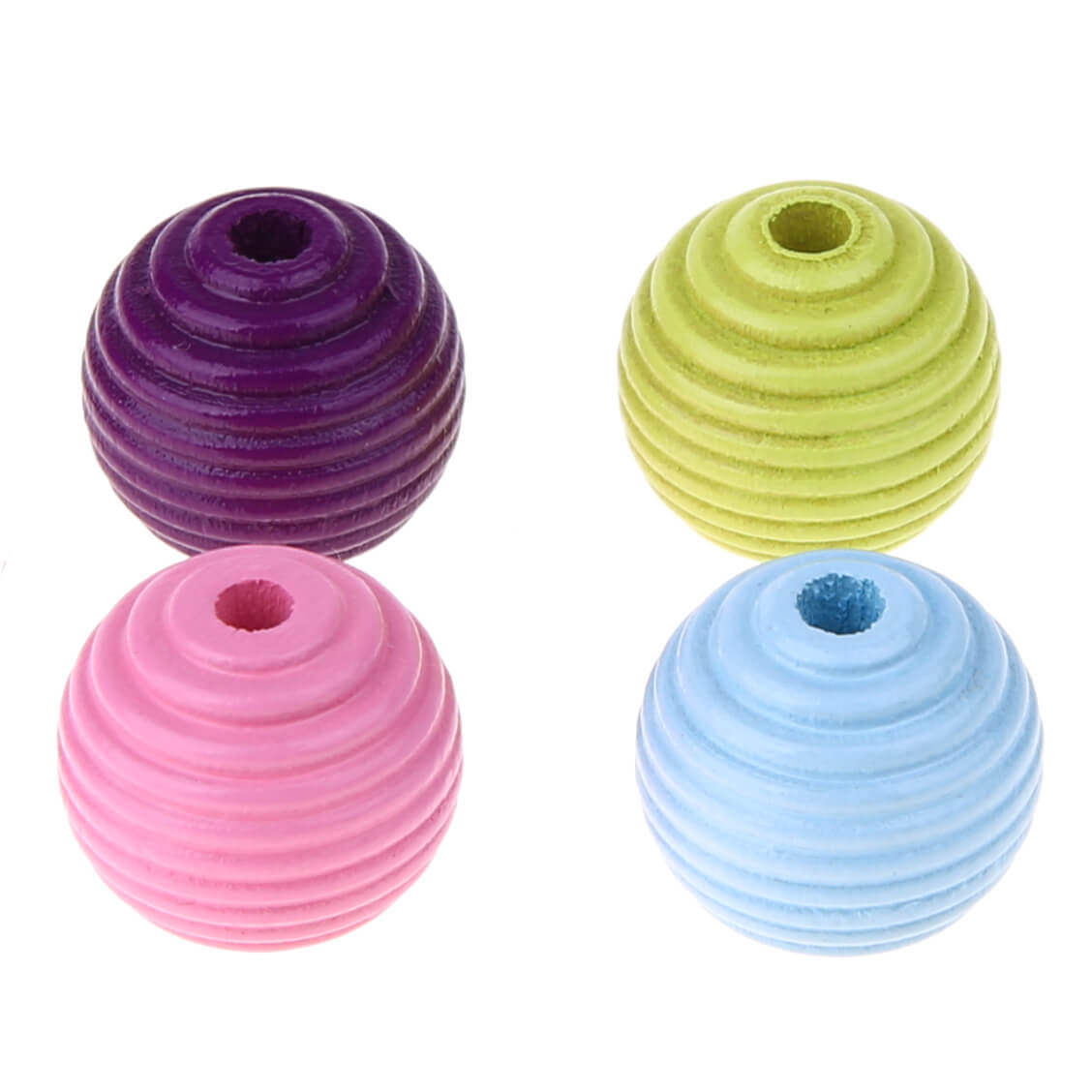 Grooved beads 18mm - 10 pieces