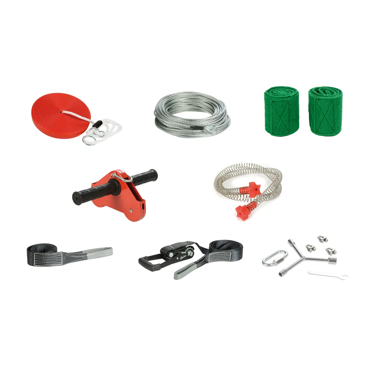 abroller, Seil, Raupe?, Zug?, Gurtband, Seilzug, Rolle, Klemmklemme, Schaumstoffbänder, Zugseile