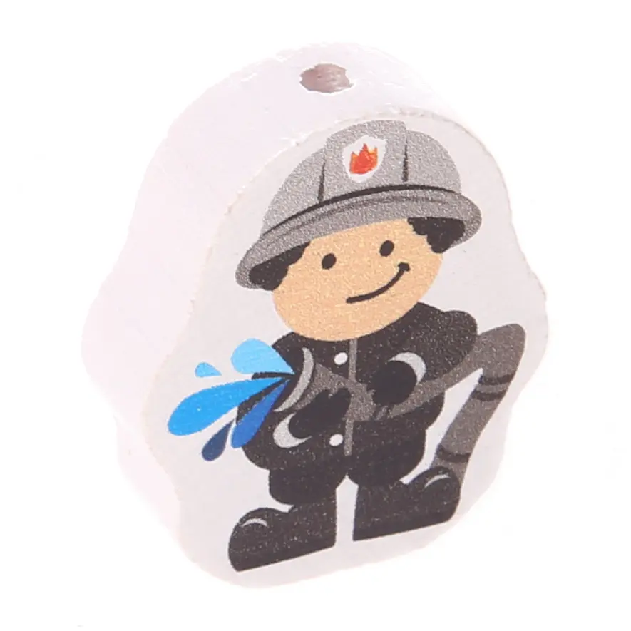 Fireman motif bead gray 91 in stock 