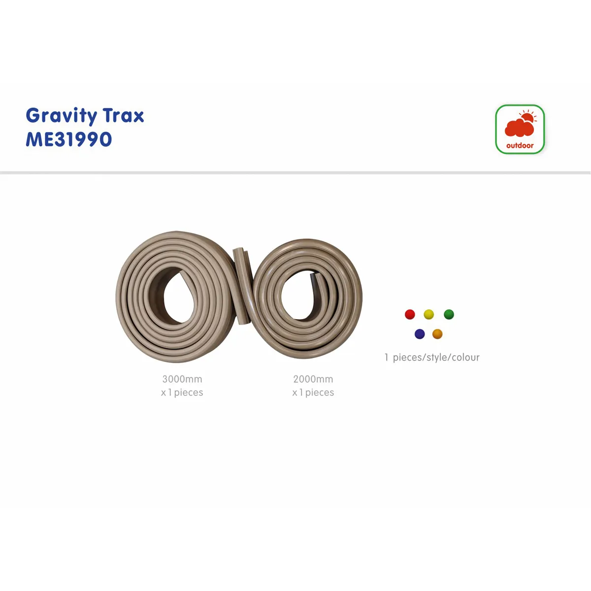 foam, two-tone, coil, roller, outdoor, foam, foam rollers, coiled, brown, gravity trax