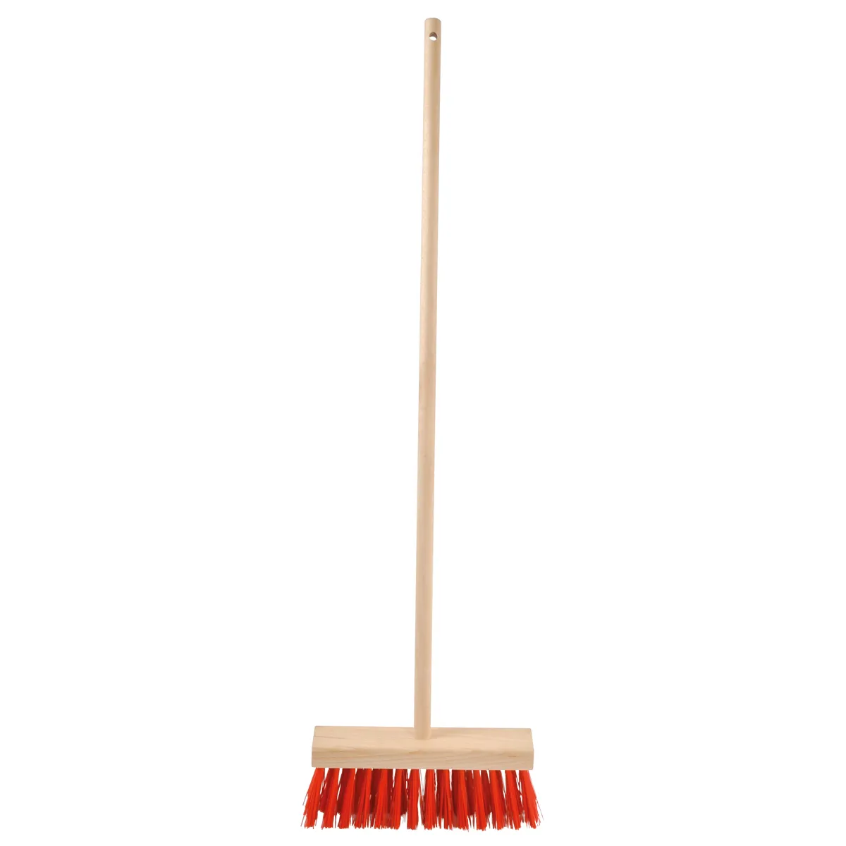 Besen, Stiel, Holz, Rotborsten, Reinigung, Besen, Holzbesteck, Stielbürste, Rote Borsten, Kehrbürste