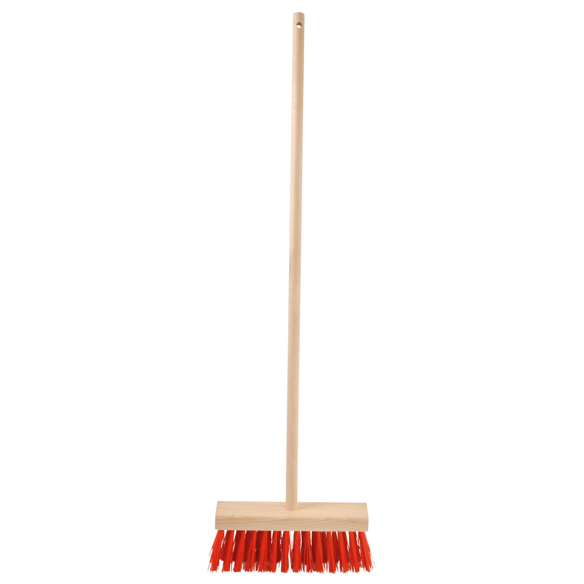 Besen, Stiel, Holz, Rotborsten, Reinigung, Besen, Holzbesteck, Stielbürste, Rote Borsten, Kehrbürste