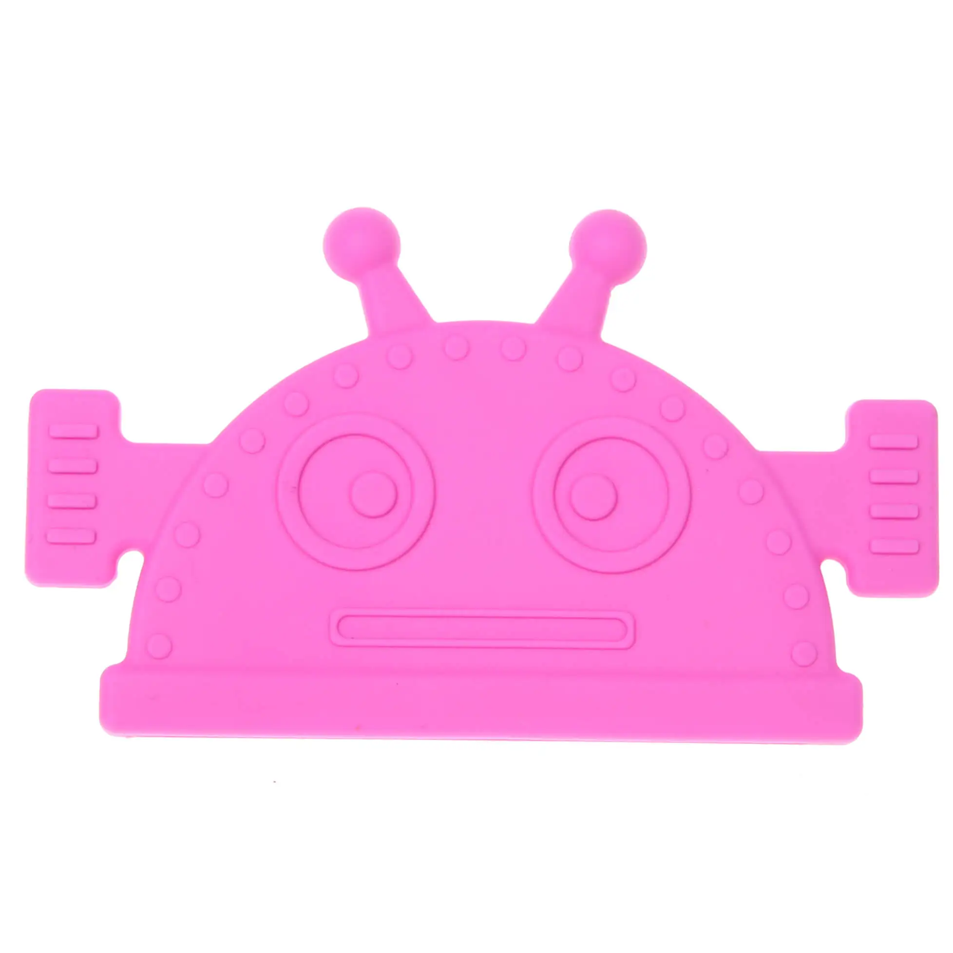 Robot teether for triangular scarf pink 10 in stock 