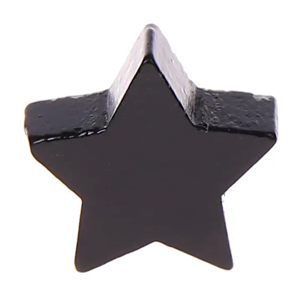 Motivperle Stern mini schwarz 3077 auf Lager