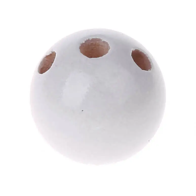 Fädelkörper Rund 20mm weiß 779 auf Lager