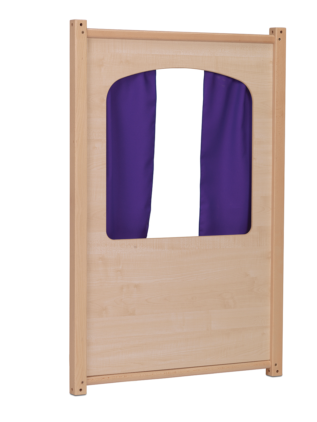 holzrahmen, purple curtain, violet fabric, öffnung, spielrahmen, Holzbaukasten, Kinderpuppe, Sperrholzrahmen, Vorhänge, Stoffstange