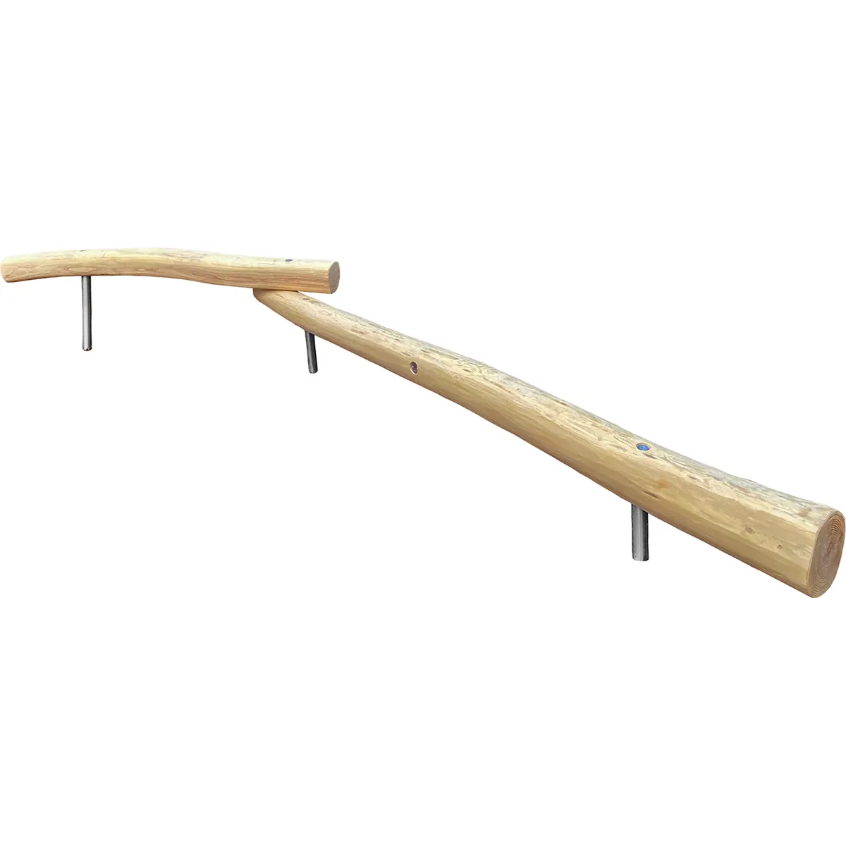 Holzstange, Holzstange, Holzrohr, Holzstange, Holzstange, Holzstange, Holzleiter, Handlauf, Holzrohr, Metallstützen