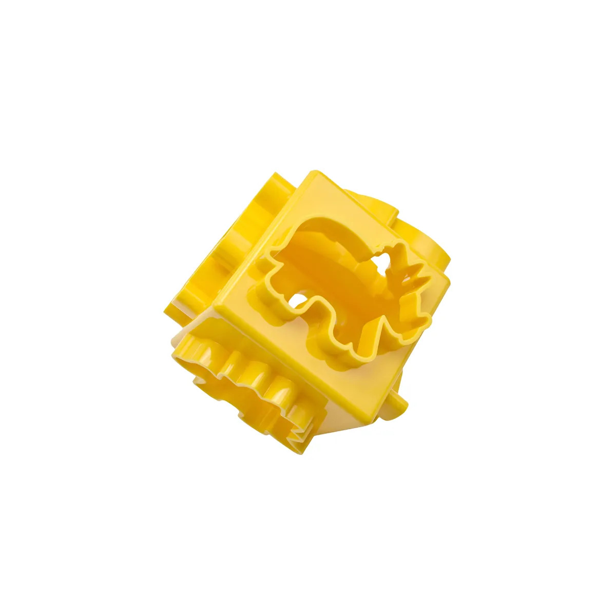 Keksform, Ausstecher, Kuchenform, Gelb, Formen, Waffel-Ausstecher, Keksform, Gelb, Backzubehör, Formen