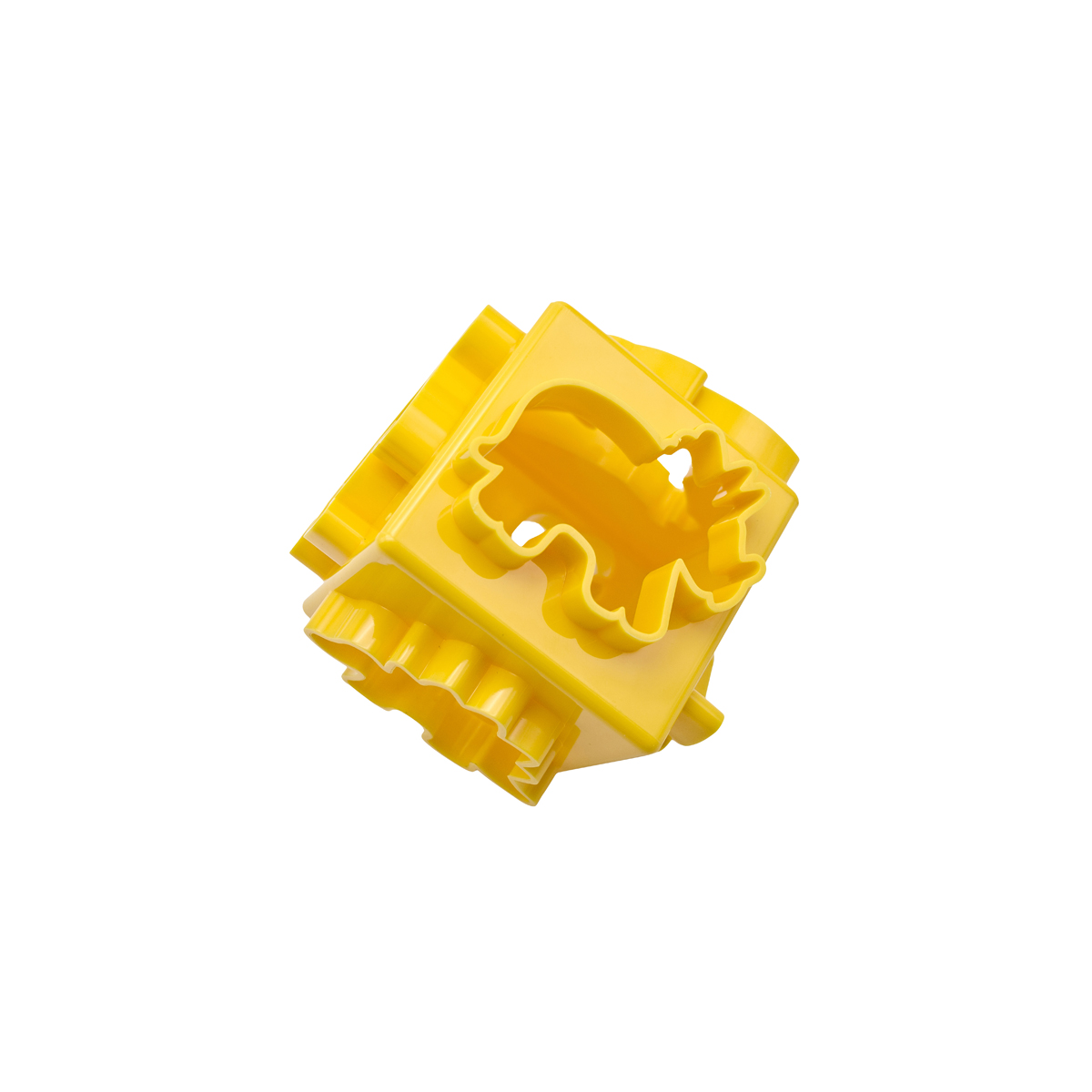Keksform, Ausstecher, Kuchenform, Gelb, Formen, Waffel-Ausstecher, Keksform, Gelb, Backzubehör, Formen