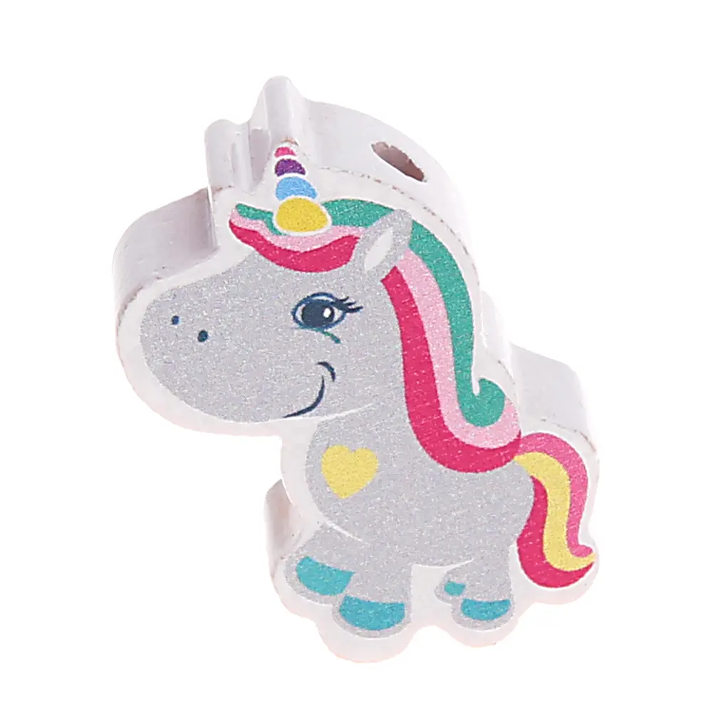 Unicorn motif bead light gray 19 in stock 