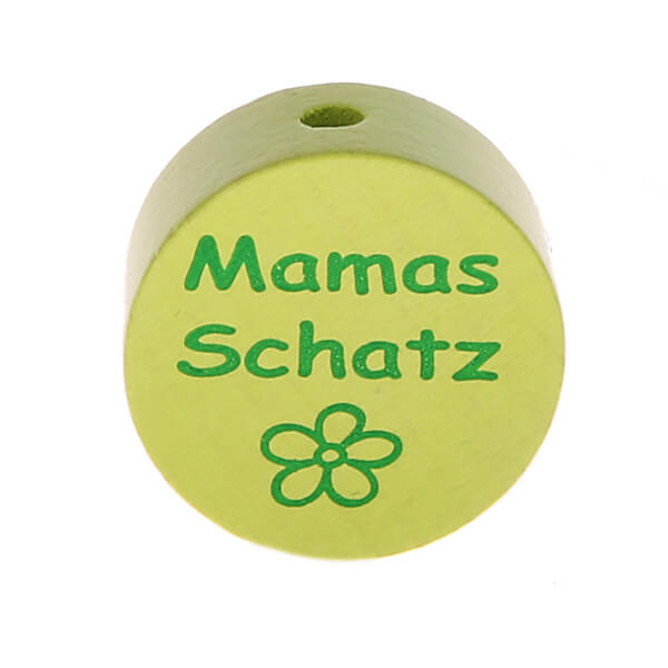 Motivperle Scheibe Mamas Schatz lemon 638 auf Lager