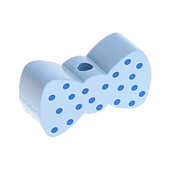 Bow motif bead baby blue 464 in stock 